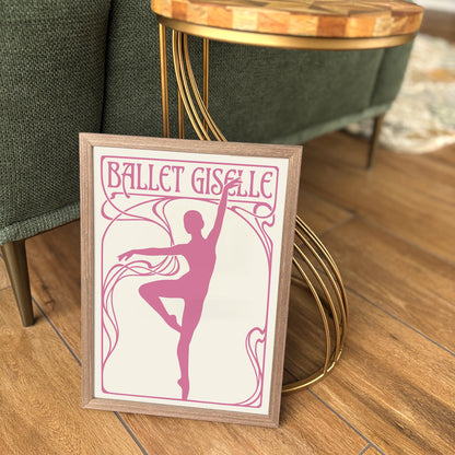 Vintage Giselle Ballet Poster
