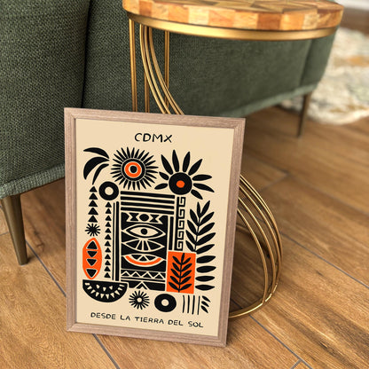 Ciudad de México Abstract Poster