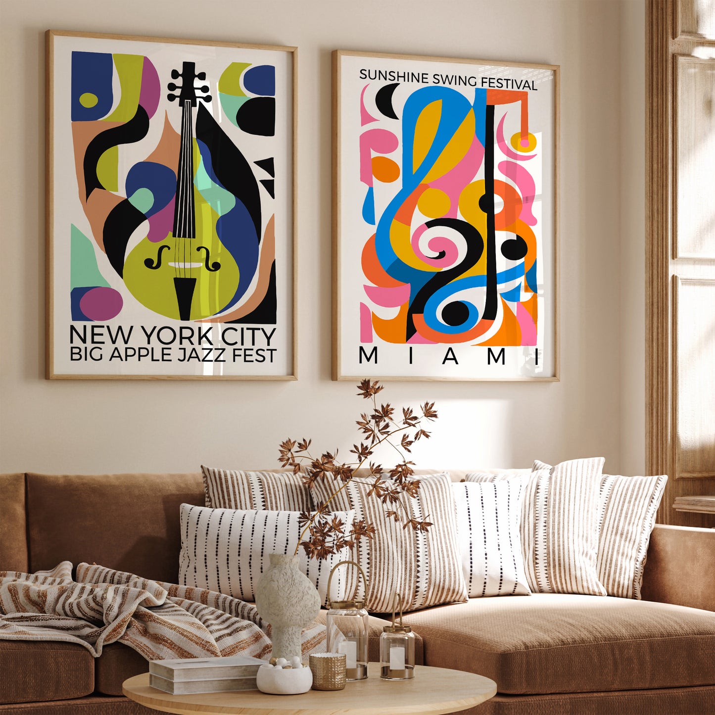 New York City Big Apple Jazz Fest Art Print