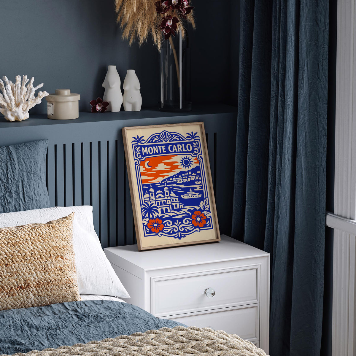 Monte Carlo Monaco Travel Poster