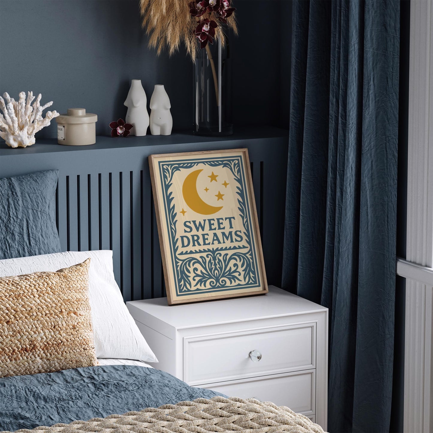 Sweet Dreams Poster, Rococo Style Art Print