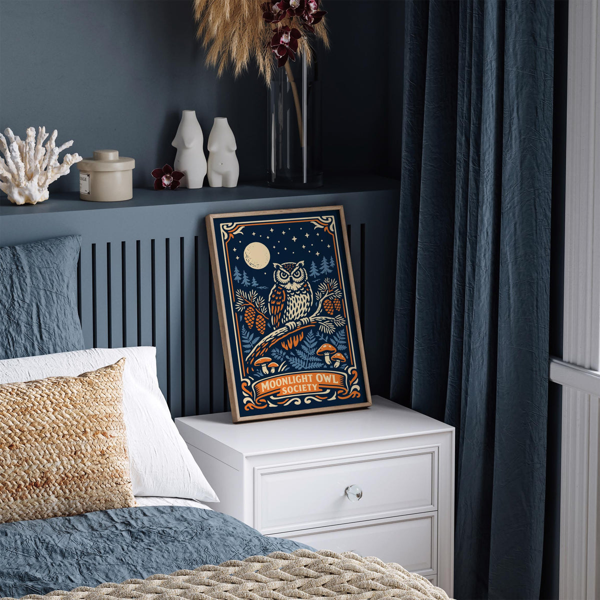 Moonlight Owl Society Poster