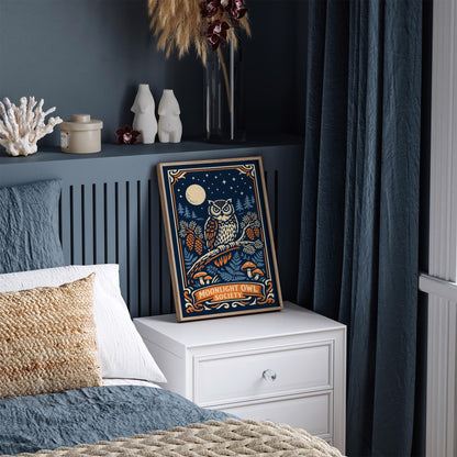 Moonlight Owl Society Poster