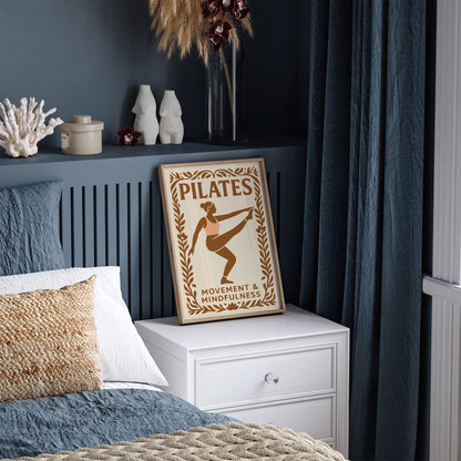 Pilates Movement and Mindfulness Poster