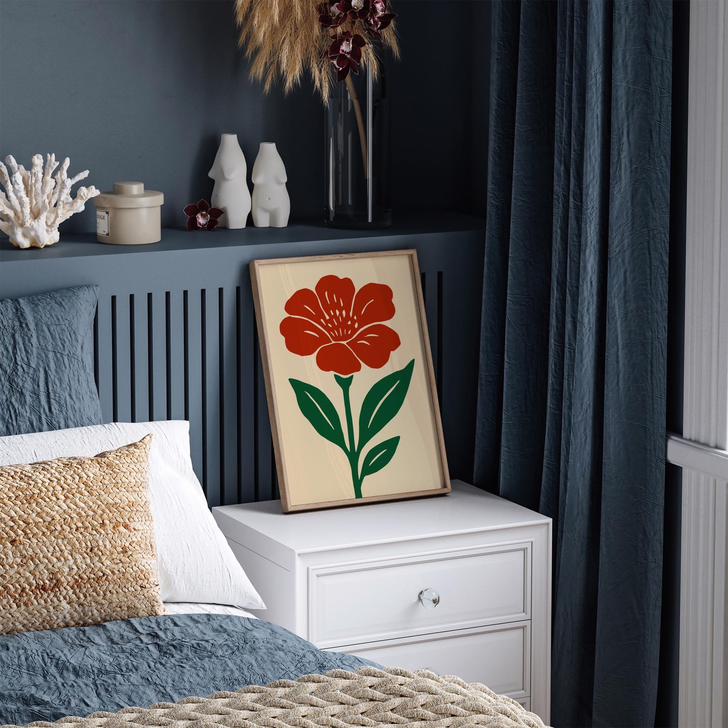 Red Flower Poster