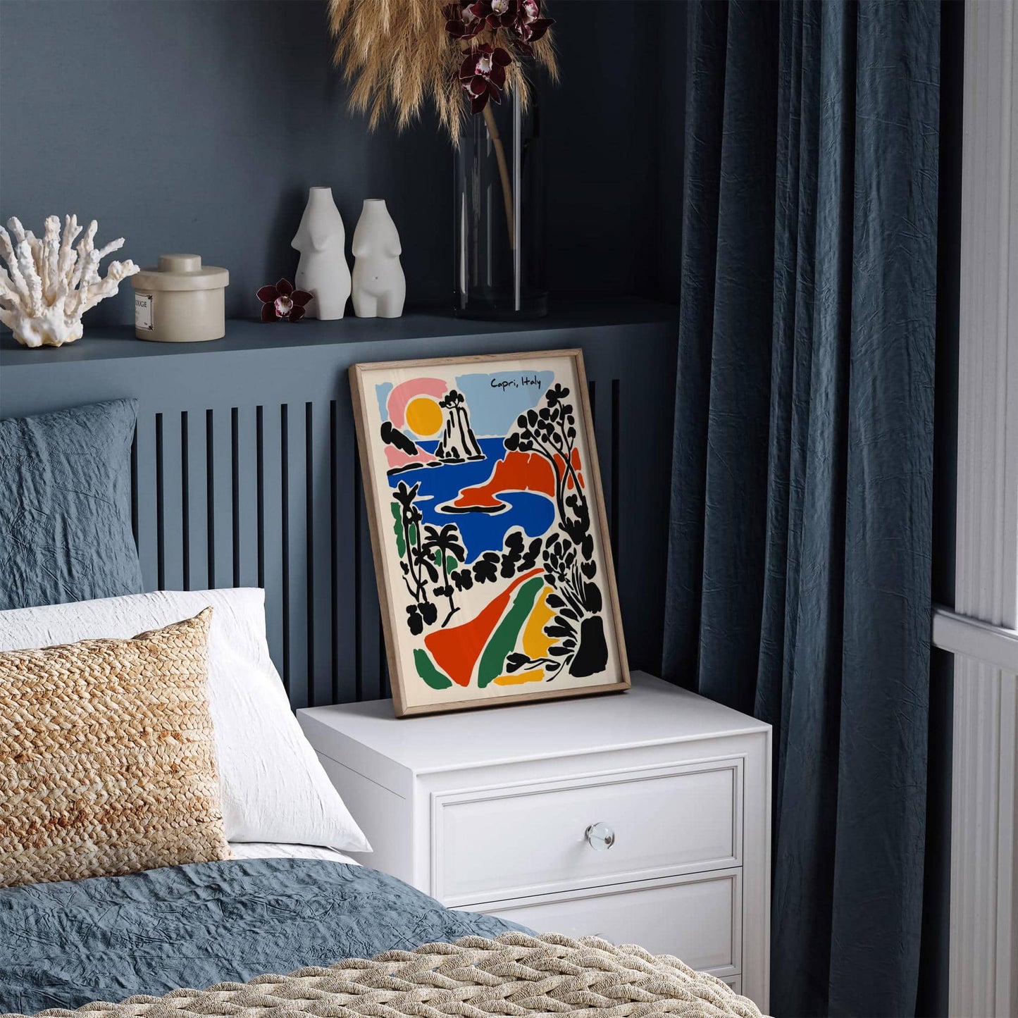 Colorful Capri Italy Art Print