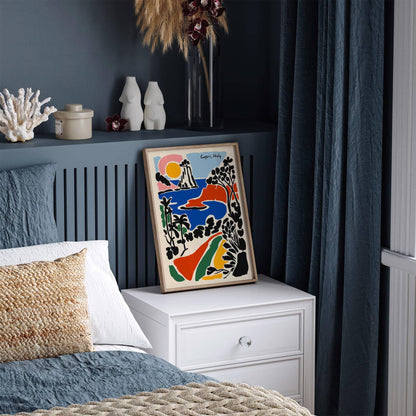 Colorful Capri Italy Art Print