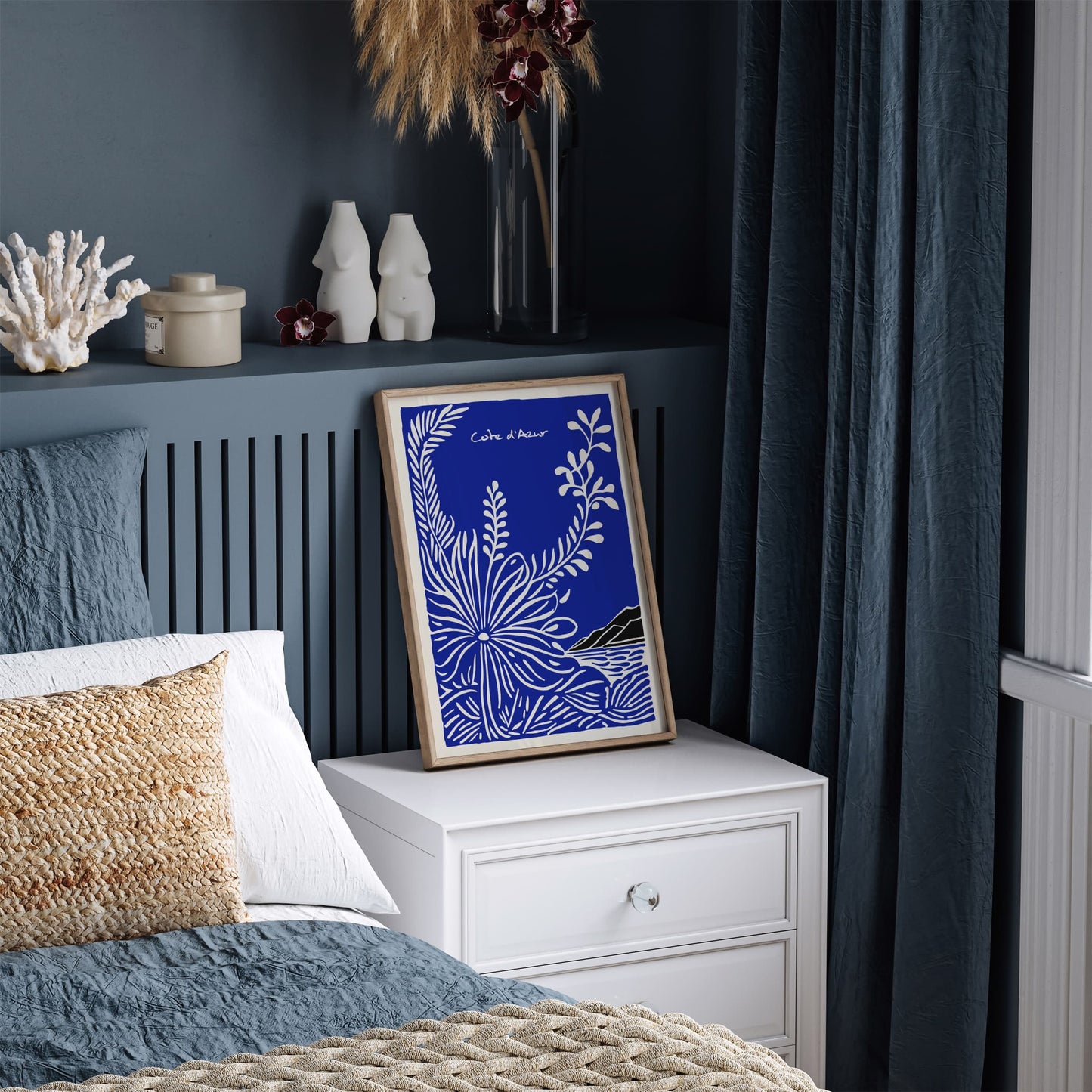 Cote d Azur Travel Art Print