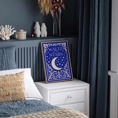 Waltz of the Stars Poster - Blue Moon Art Print