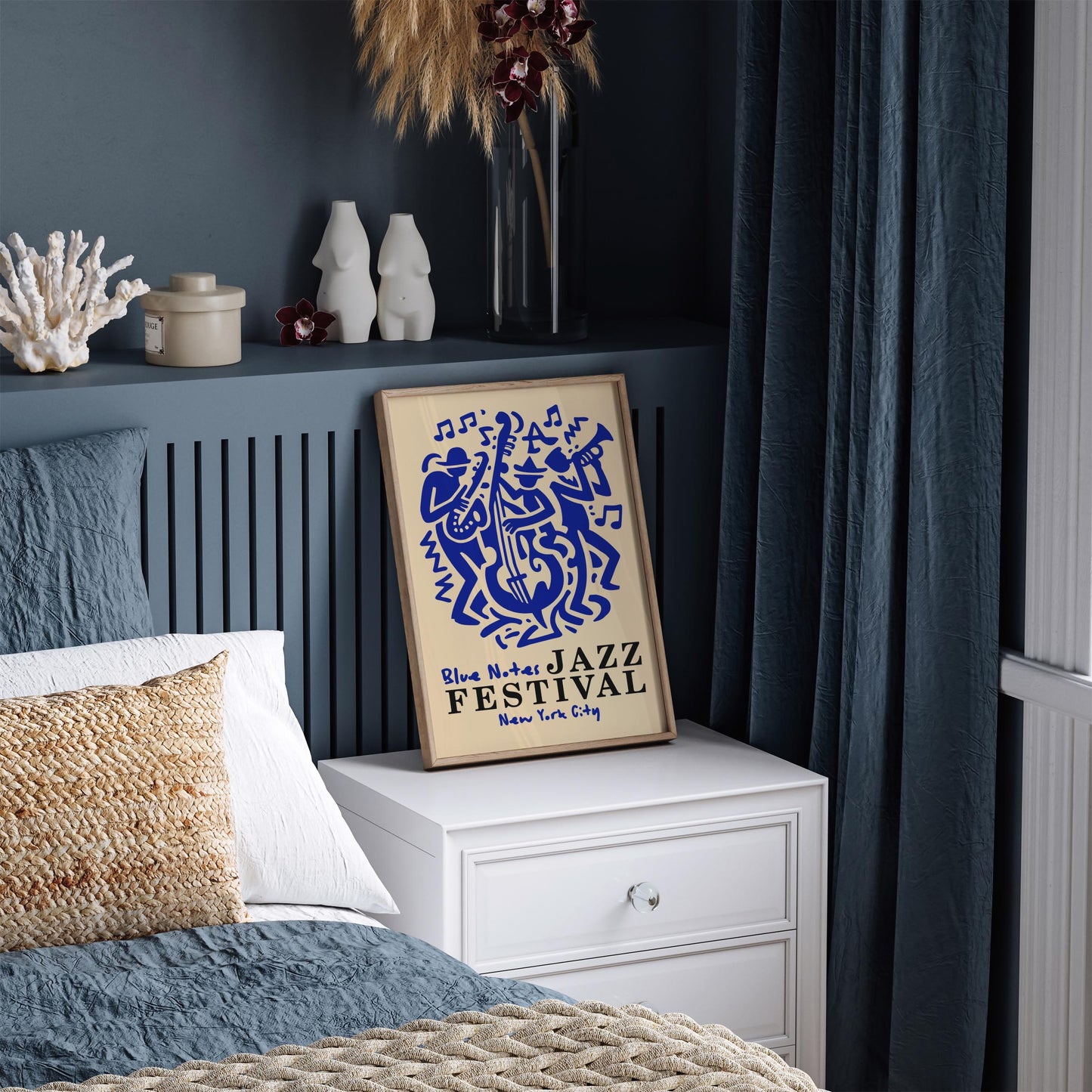 Blue Notes Jazz Music Festival Poster
