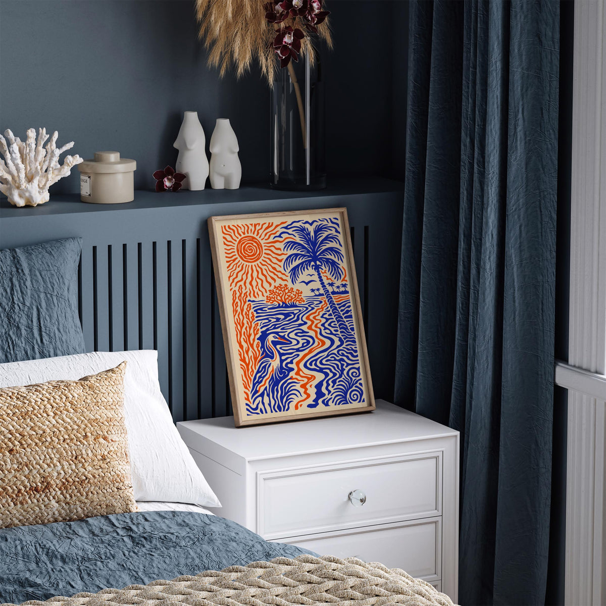 Florida Abstract Landscape Art Poster
