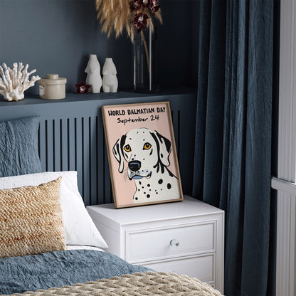 World Dalmatian Day Cute Dog Poster