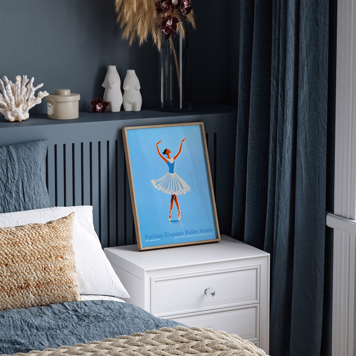 Parisian 1993 Ballerina Retro Wall Art