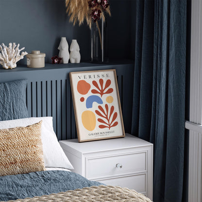Verisse Botanical Poster - Modern Abstract Wall Art Print