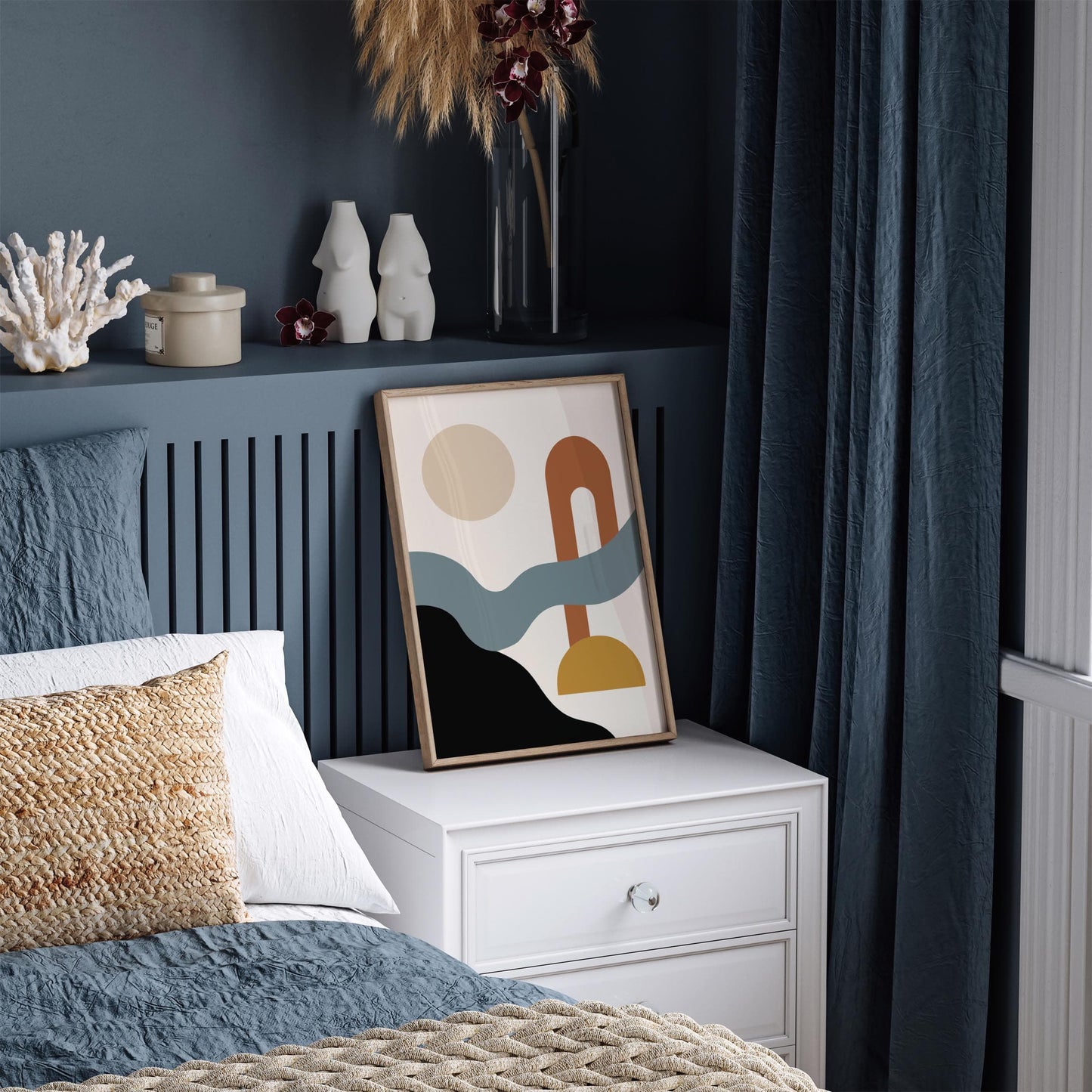 Modern Abstract Poster - Japandi Aesthetic Art Print