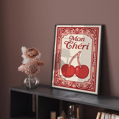 Mon Cheri French Poster