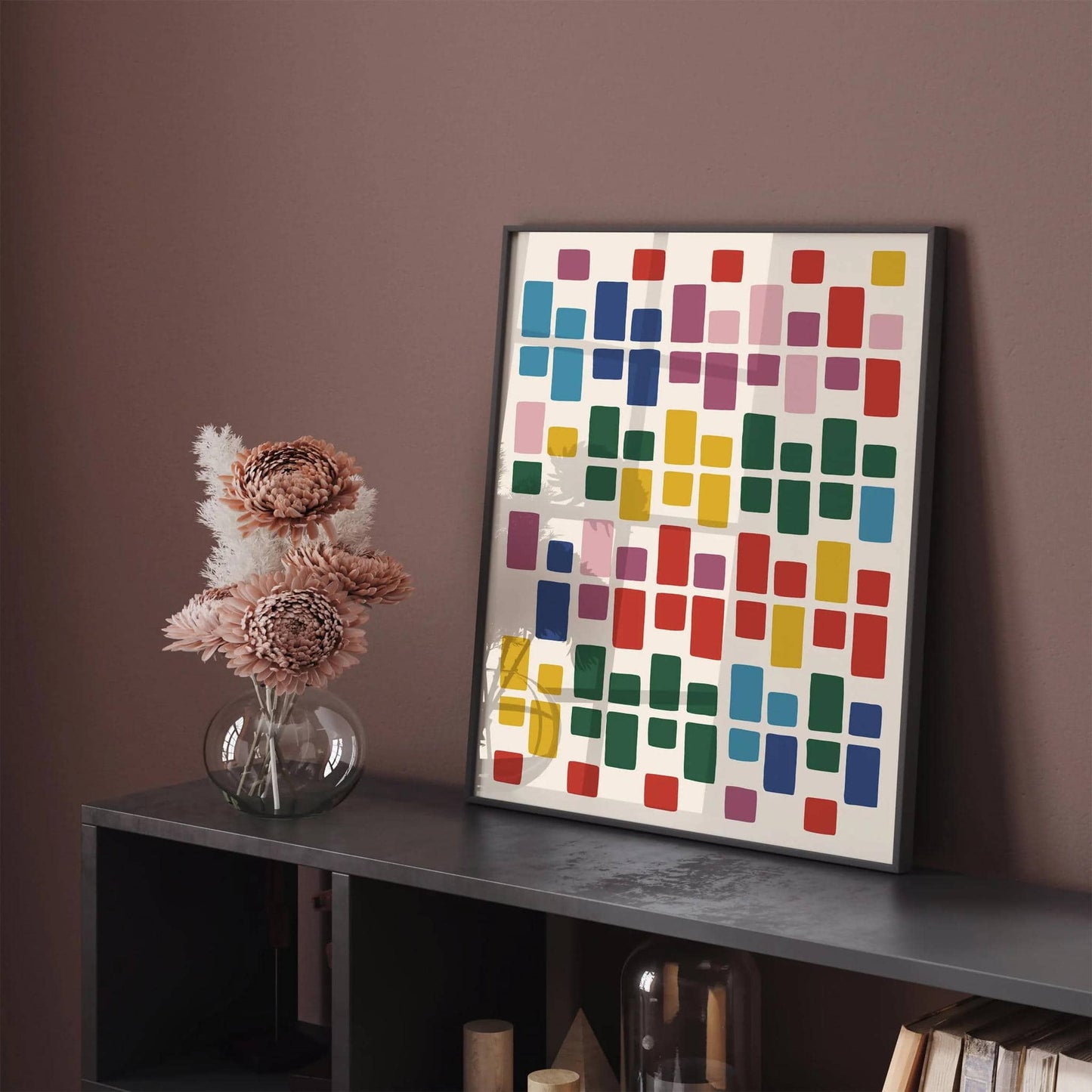 Mid Century Modern Abstract Poster