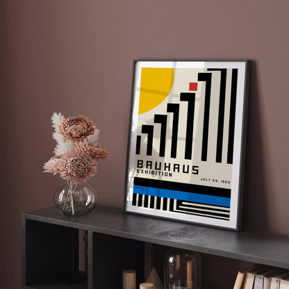 Minimalist Bauhaus Exhibition Art Print