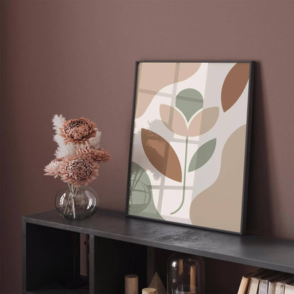 Modern Aesthetic Flower Poster