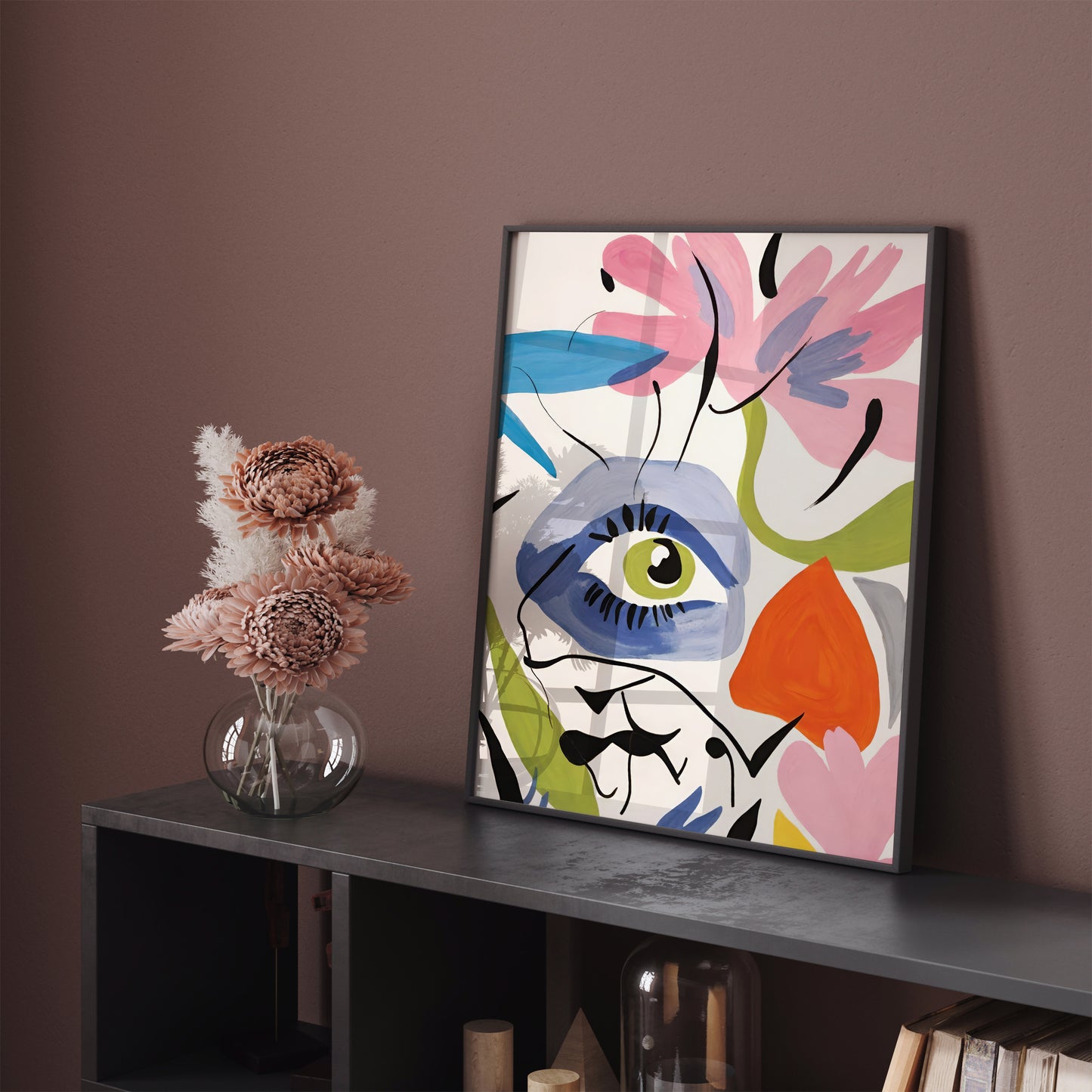 Nature Lovers Eye Modern Poster