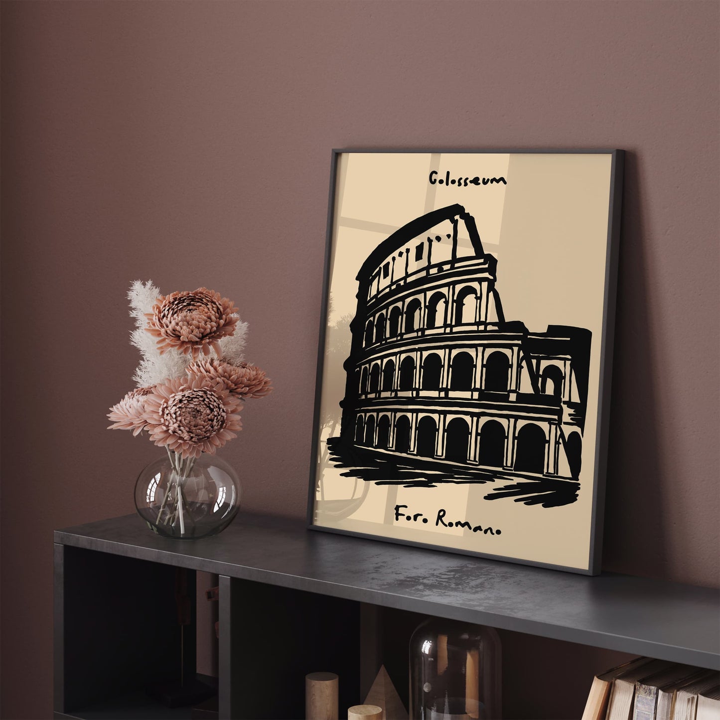 Colosseum Foro Romano Poster