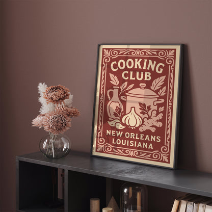 Cooking Club New Orleans Poster 2026