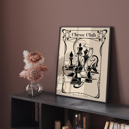 Missouri Chess Club Poster