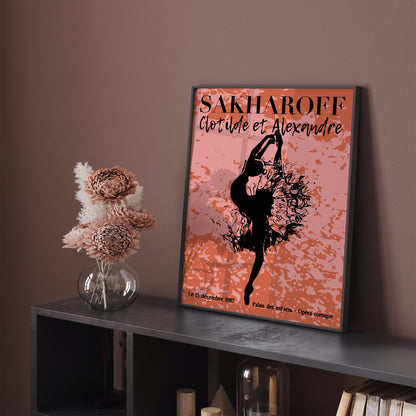 Sakharoff French Ballerina Poster