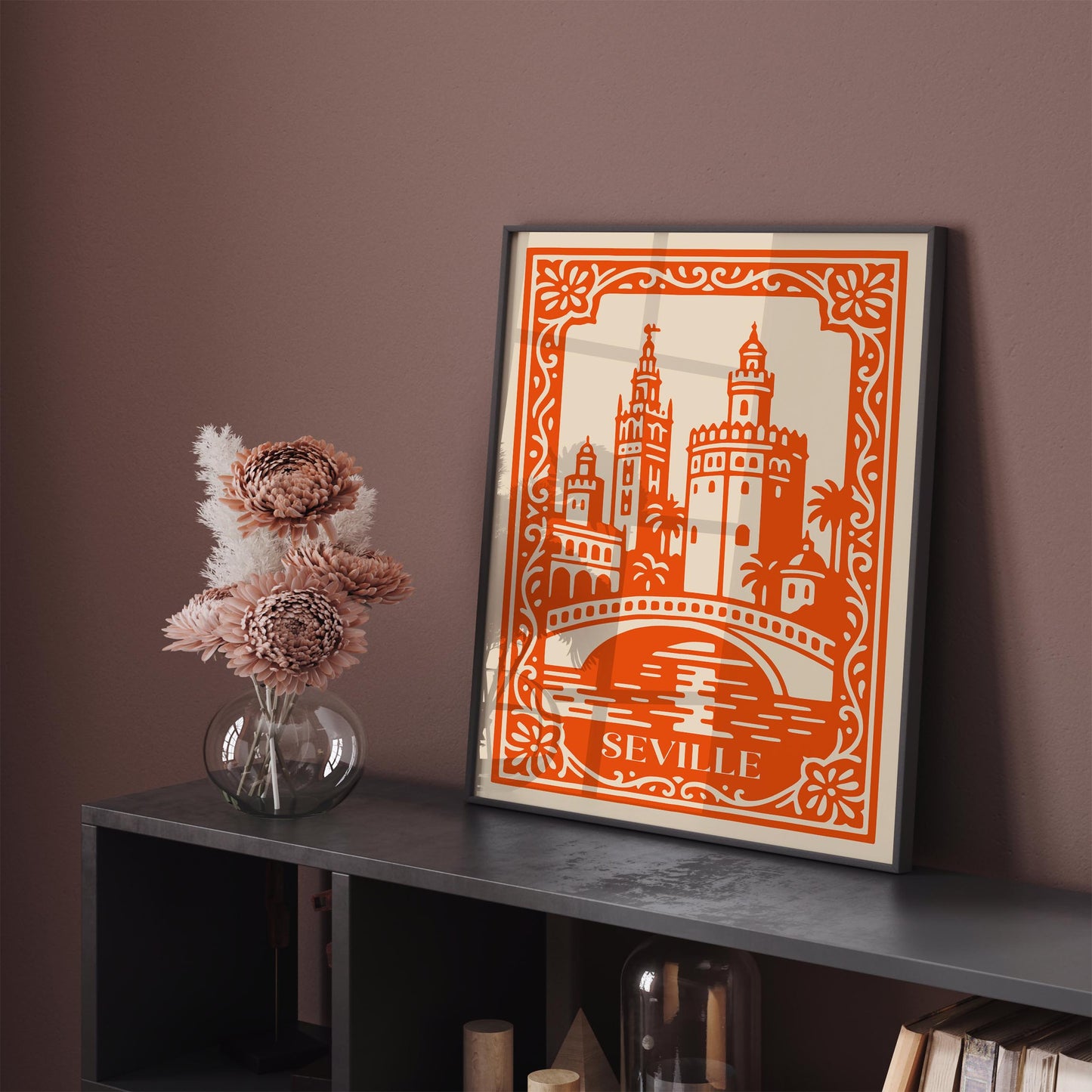 Orange Seville Travel Poster.jpg