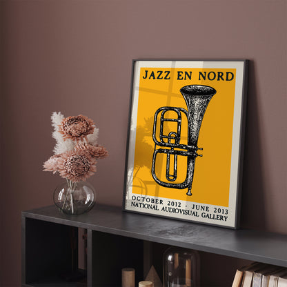 Jazz En Nord Vintage Jazz Poster