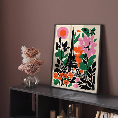 Bonjour Paris Poster