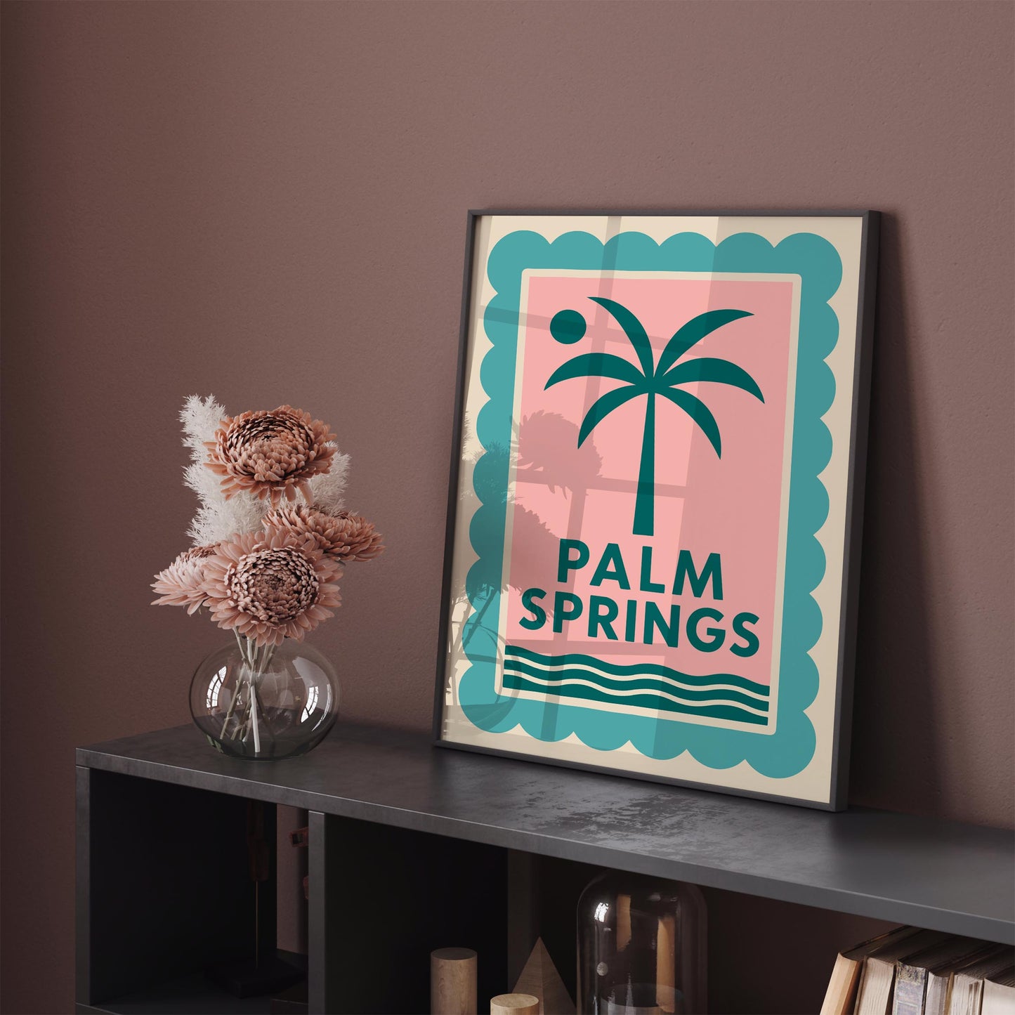 Palm Springs Poster - Retro California Desert Print