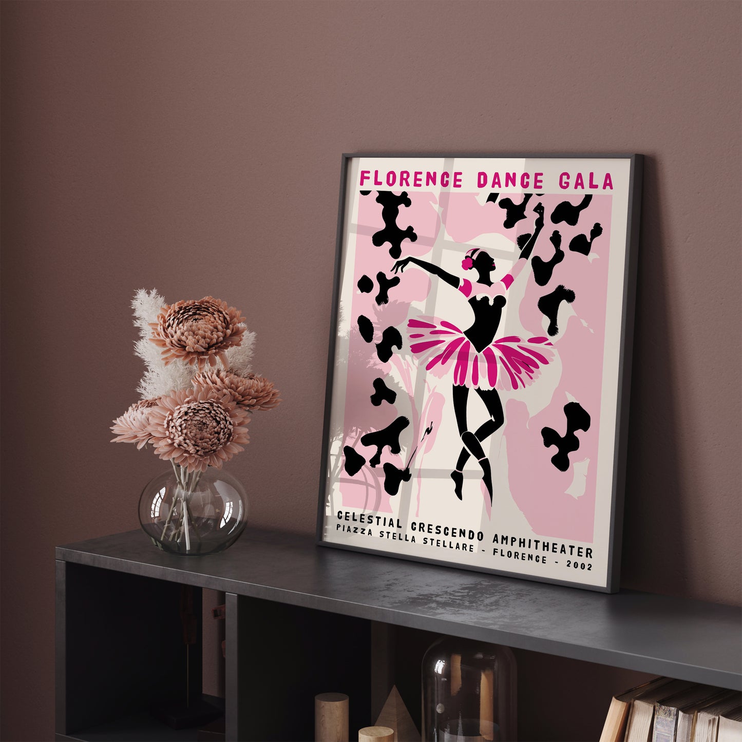 Florence Dance Gala Pink Art Print