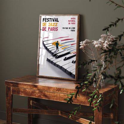 French Jazz Festival Poster