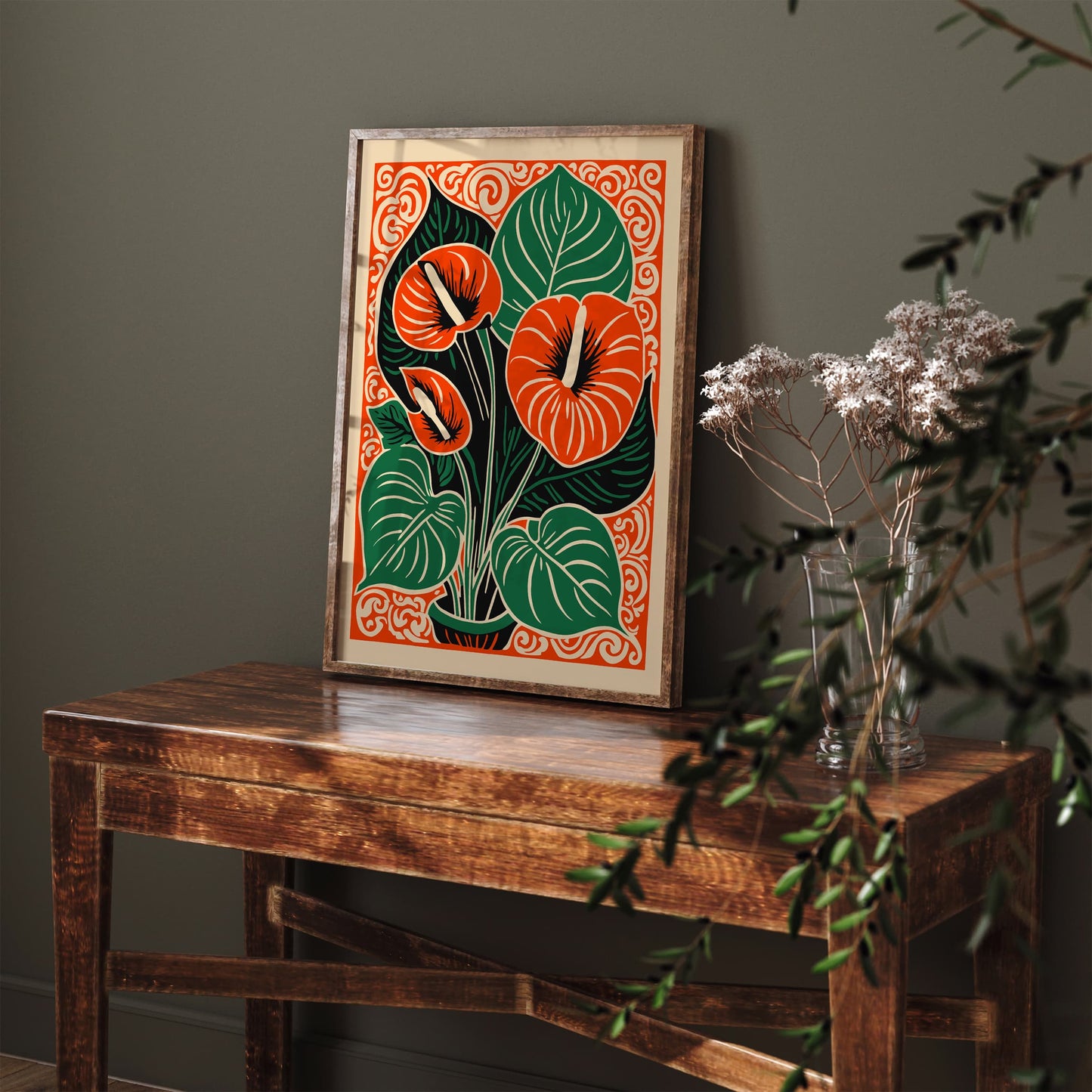 Zantedeschia Calla Flower Poster