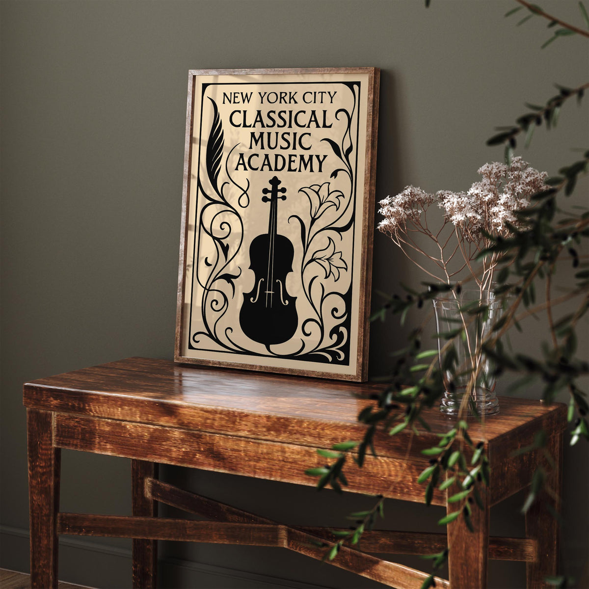NYC Classical Music Academy Art Poster