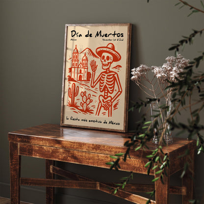Día de Muertos Mexico Poster