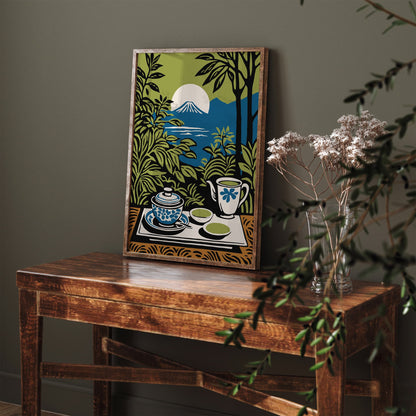 Matcha Time Japanese Tea Art Print