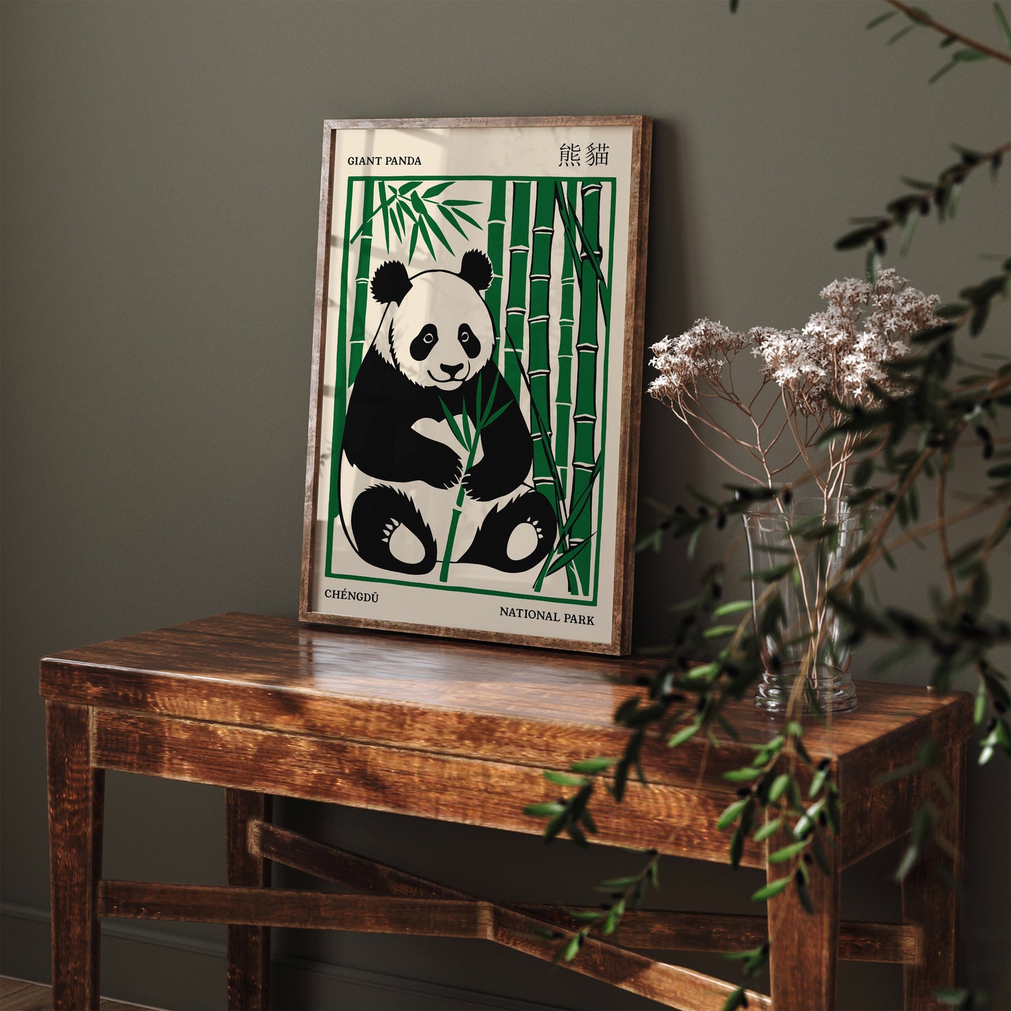 China's Giant Panda National Park Poster