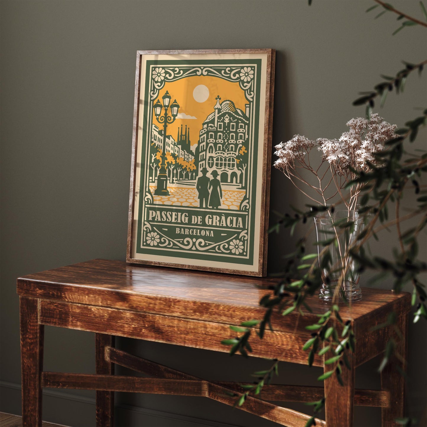 Passeig de Gràcia Barcelona Poster 2026