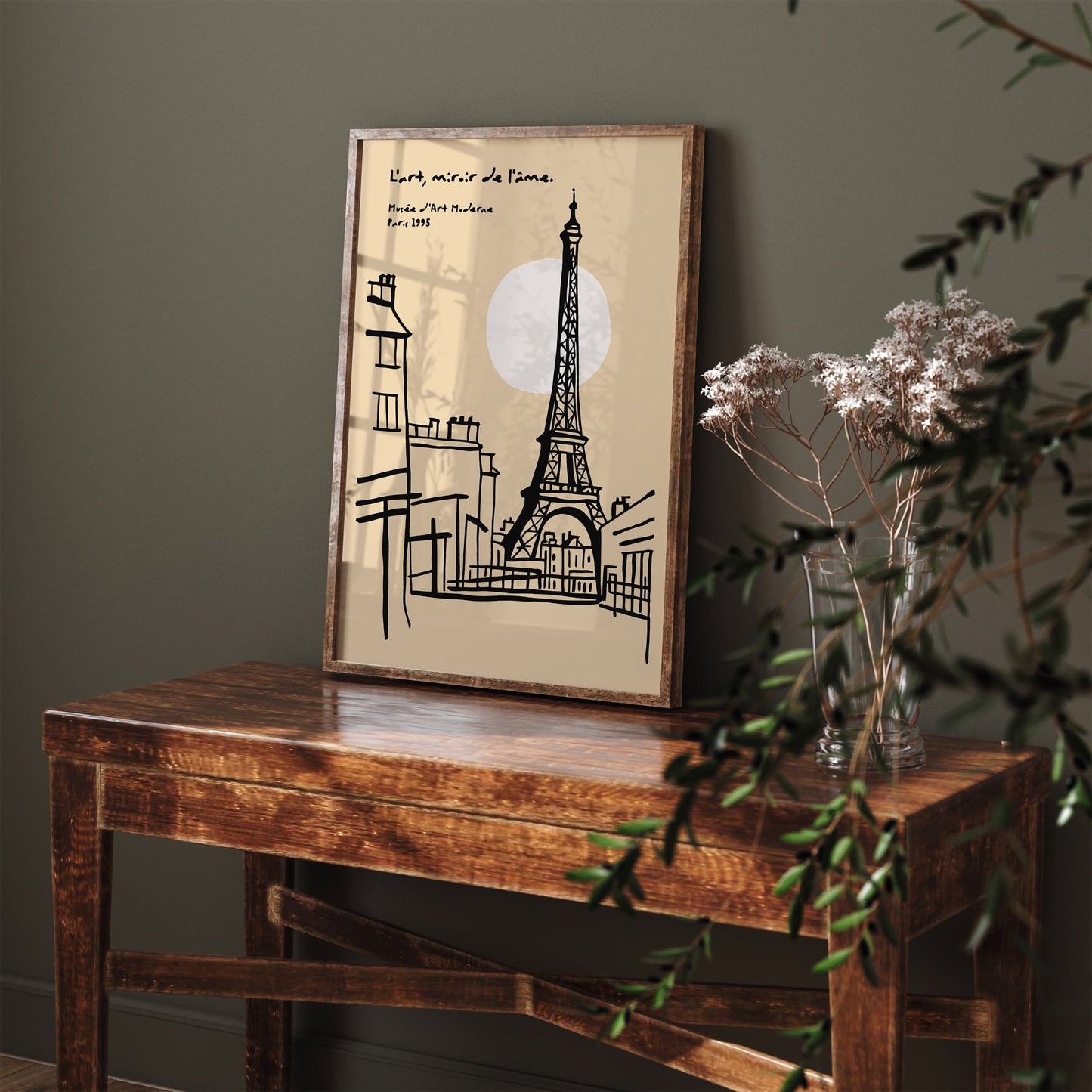 Paris France Poster - Art Mirror of Soul Travel Wall Art