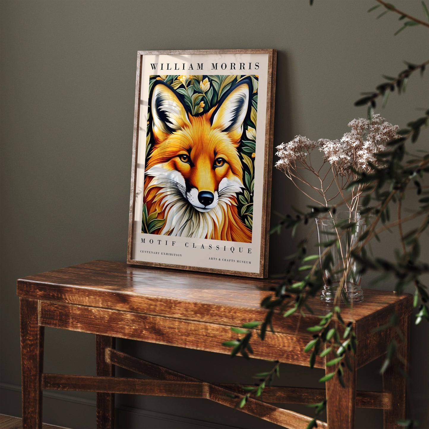 Art Nouveau Morris Fox Poster