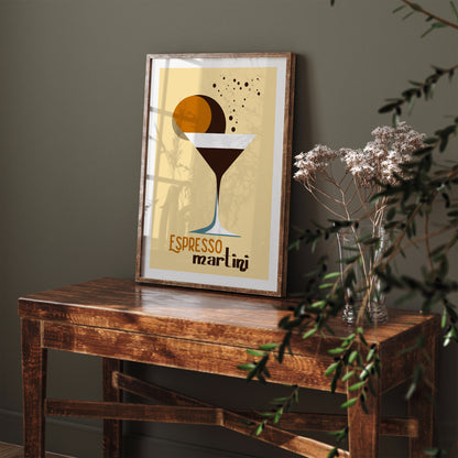 Espresso Martini Drink Poster