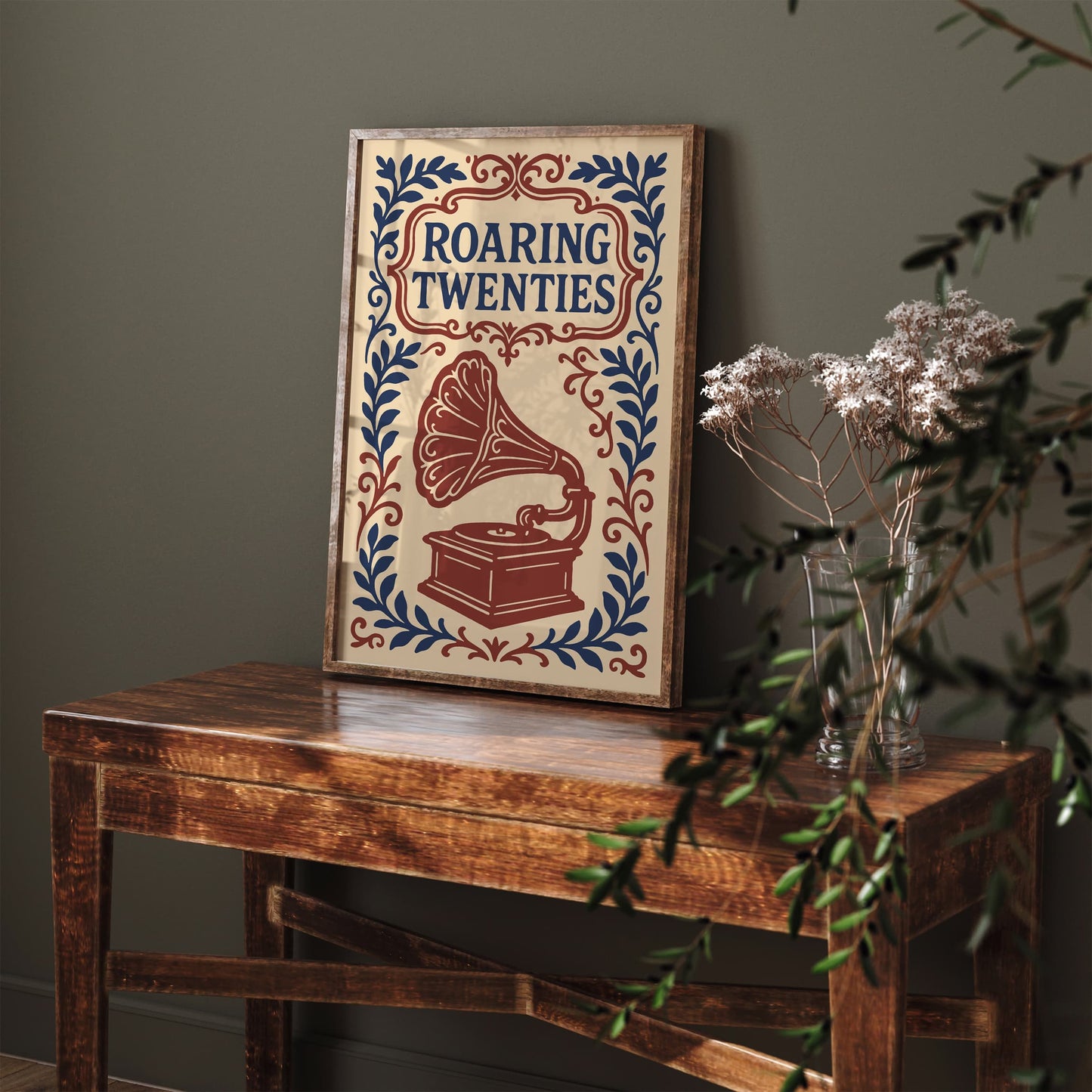 Roaring Twenties Poster - Vintage Gramophone Print