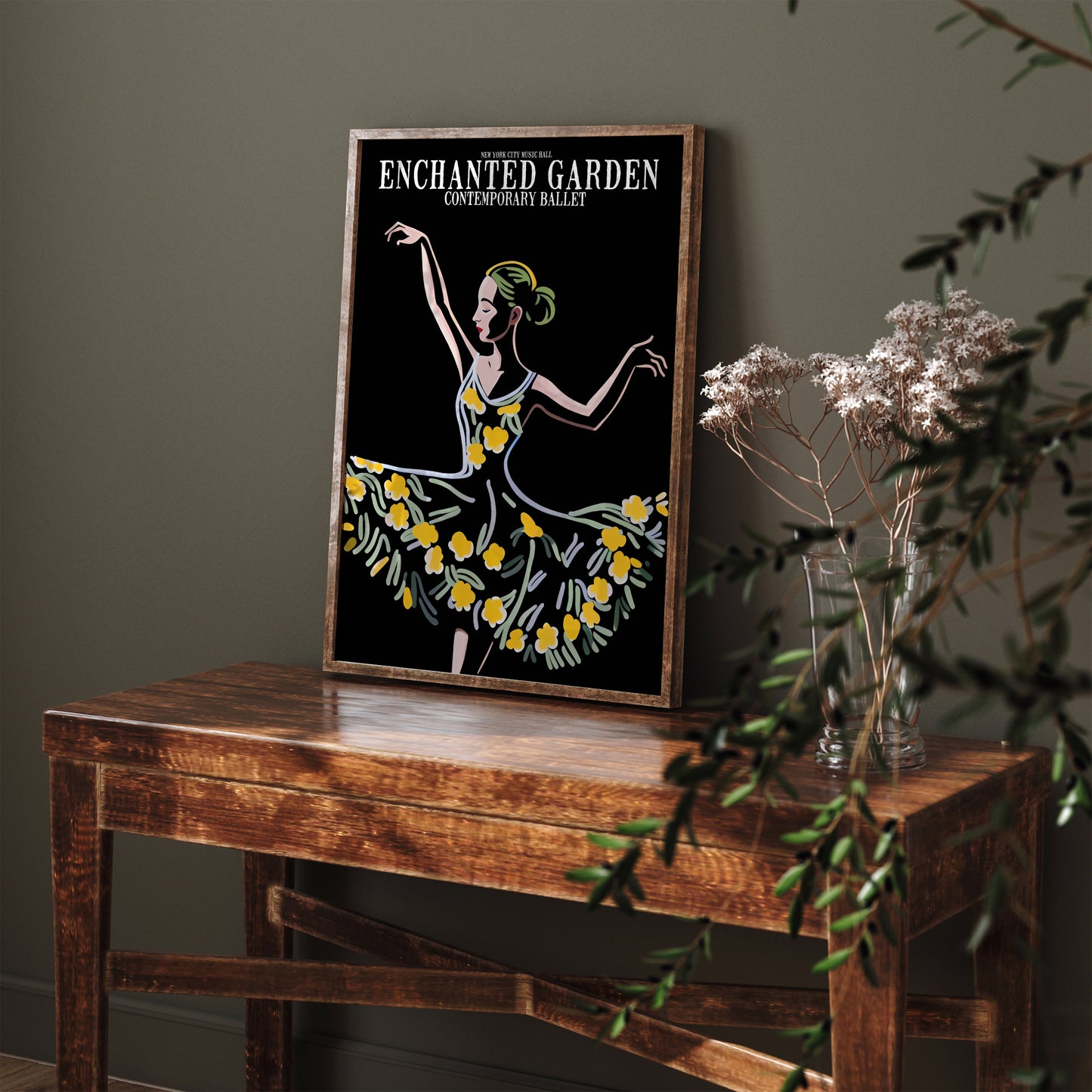 NYC ENCHANTED GARDEN Ballet Poster