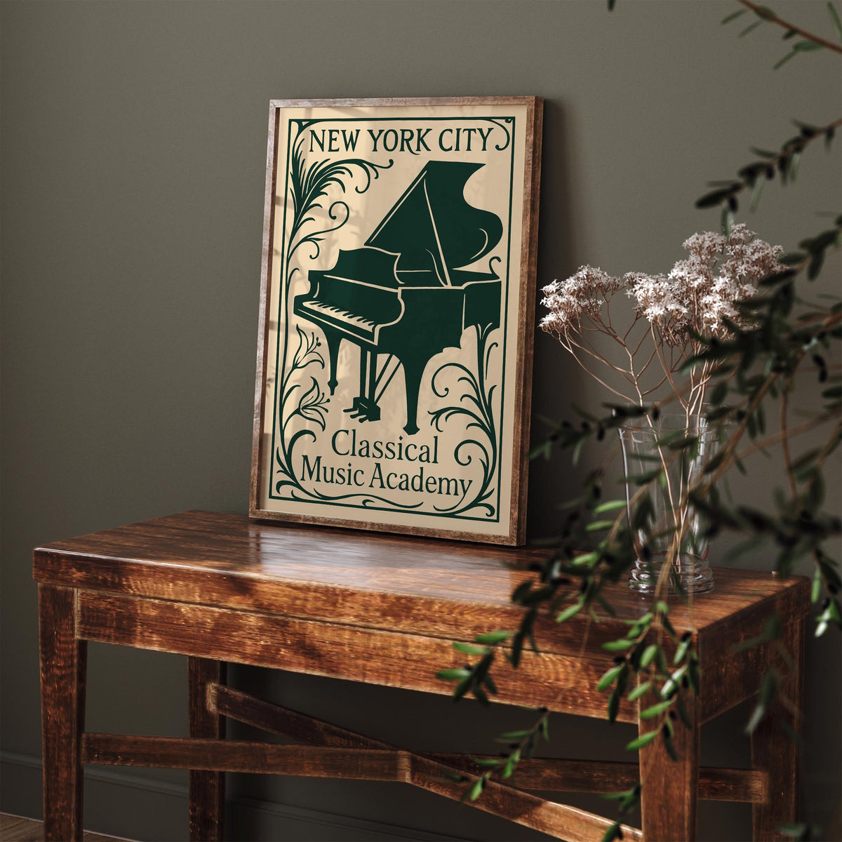 New York Classical Music Academy Art Poster