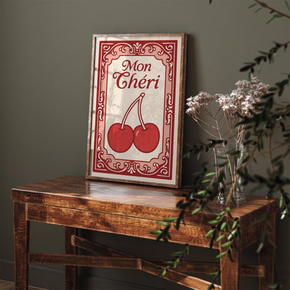 Mon Cheri French Poster