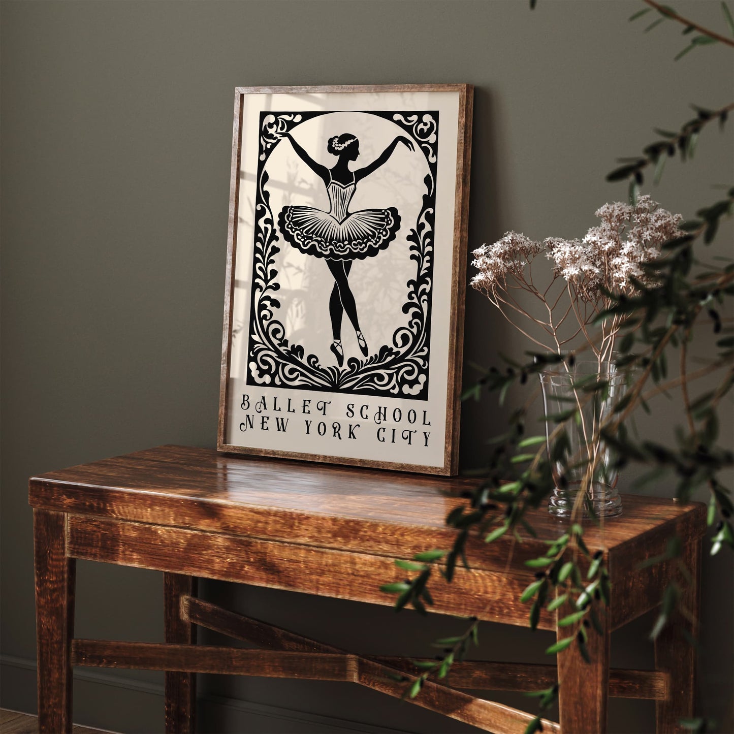 New York City Ballet School Poster