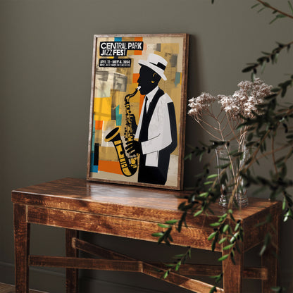 Vintage Jazz Musician Print