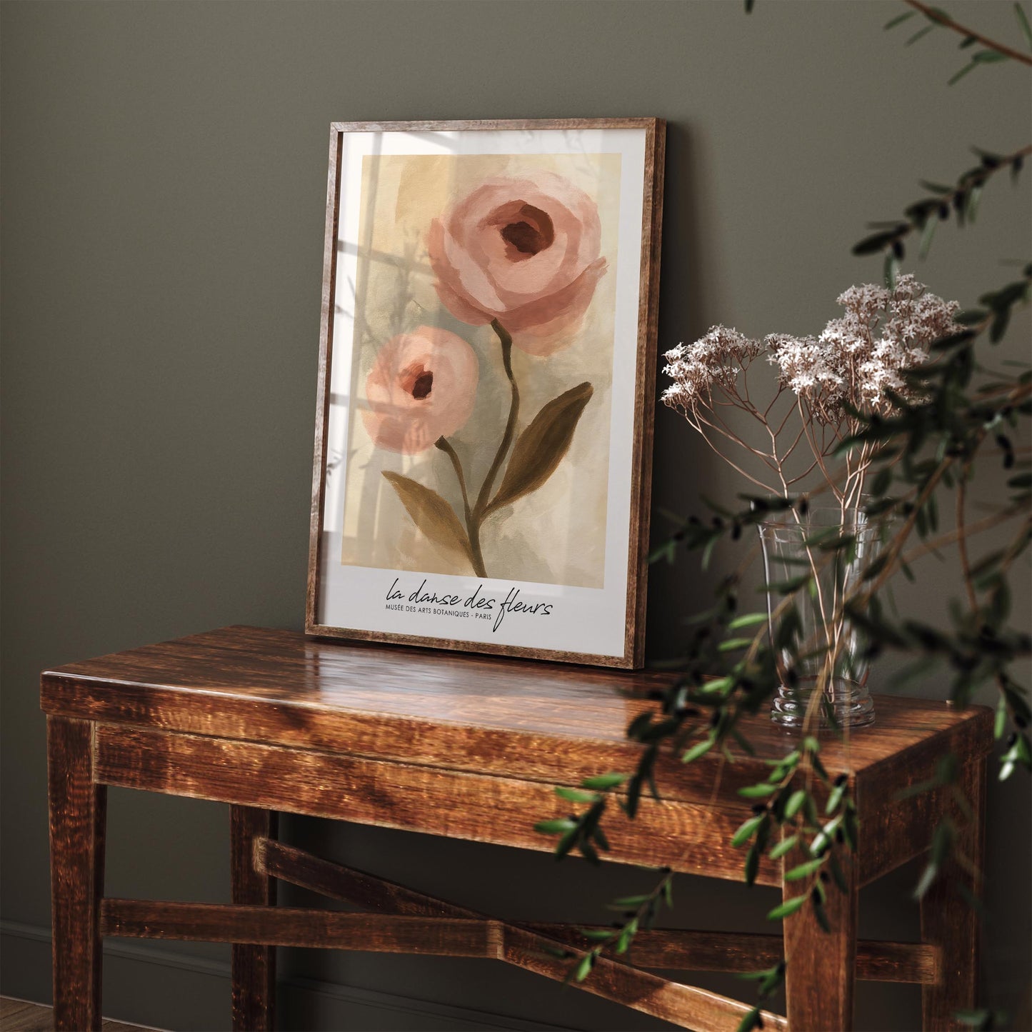 La Danse Des Fleurs Poster - Paris Exhibition Poster